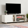 Modern Panana White TV Unit Stand Cabinet Sideboard Entertainment Media Storage