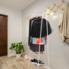 Heavy Duty Metal Clothes Storage Rack Coat Hanging Rail Shoe Stand Garment Shelf