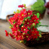 36 Heads Artificial Silk Flowers Bunch Wedding Home Grave Outdoor Bouquet UK