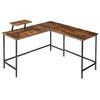 Rustic Wood Computer Desk Home Office Study Desk Corner Computer Desk PC Desk