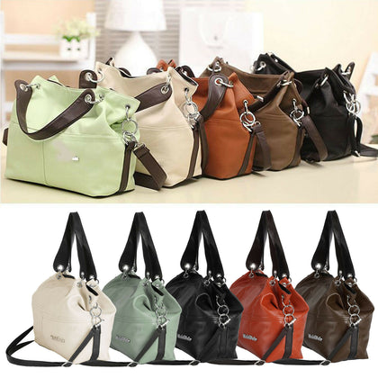 UK Womens Designer Handbag Leather Shoulder Messenger Tote Ladies School Bag New