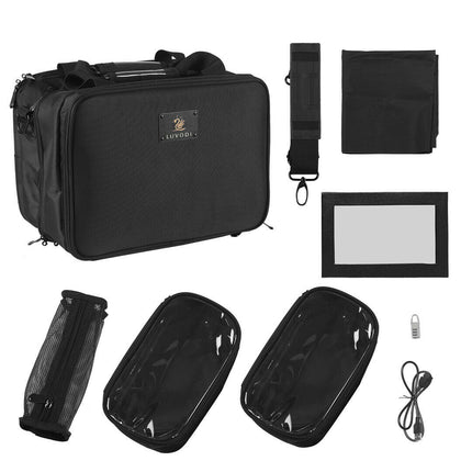 Extra Large Oxford Fabric Professional Makeup Bag Polish Carry Case Storage Bag