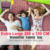 250cm Extra Large Waterproof Picnic Blanket Mat Fleece Camping Beach Rug Outdoor