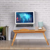 Adjustable Portable Laptop Lazy Table Stand Lap Sofa Bed PC Notebook Desk Bamboo