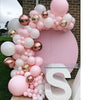 Balloon Arch Garland Chorme Metallic Balloons Globos Happy Birthday Party Decor