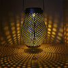 Solar Power LED Lantern Outdoor Garden Hanging Lamp Lawn Landscape Light Metal