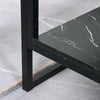 Industrial Coffee Table Modern Style Living Room Furniture Steel Frame Side End