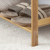 3/4/5 Tiers Wood Shoe Rack Shelf Home Small Item Storage Organizer Free Standing