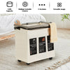 120L 3-Section Mobile Laundry Hamper Collapsible Water-Proof Laundry Sorter