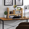 Desktop Organizer DIY Table Storage Rack Wooden Display Shelf Rack DeskBookcase