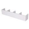 Modern Wall Mount Storage Shelf CD Media Storage Rack Wooden 4 Unit Practical