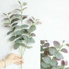 Artificial Fake Leaf Eucalyptus Green Plant Silk Flowers Nordic Home Decor-FY UK