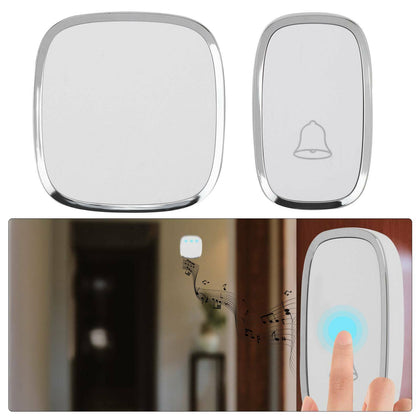 Wireless door bell doorbell digital cordless portable 36 chime 300m range home