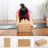 2 x Cork Yoga Blocks/Bricks For Alignment - Natural & Eco-Friendly - Free UK New