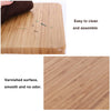 Rest Bamboo Square Stool Bathroom Spa Bath Seat Bench Kitchen Dinner Chair Home