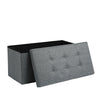 Ottoman Storage Seat Stool Trunk Toy Chest Bedding or Blanket Box Folding Bench