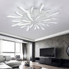 Aluminum LED Ceiling Lamp Ring Light Chandelier Lights Fixture Living Bedroom