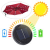 Mondeer 3M Garden Banana Parasol Cantilever Parasol Crank Handle with Solar LED