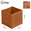 Non Woven Fabric Baskets Storage Box Cube Toy Magazine Bookcase Shelf 31x31x31cm