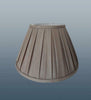 6'' to 20'' Fabric Box Pleat Lamp Shade Table Light Lampshade Mink Cream Ivory