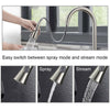 Kitchen Sink Mixer Taps Pull Out Single Lever Chrome Brass Spray Mono Tap Faucet