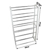 7 Tier 21 Pair Shoe Rack Shelf Organiser Slim Narrow Unit Stand