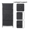 Fabric Chest of Drawers Cabinet Storage Unit Bedside Table w/ 4 Drawers