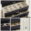 Mondeer Large Jewellery Box w/5 Drawers Cabinet Necklace Ring Bracelet Organizer