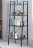 Vintage Industrial Bookcase Tall Display Storage Shelving Unit Furniture Stand