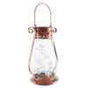 Garden Lantern with Solar Powered Fairy Lights Tabletop Hanging Copper 32cm