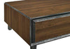 Bretton Walnut Living Room Coffee Table 2 Drawers open Storage Space