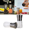 2 Pcs Manual Salt And Pepper Mill Spice Grinder Hand Shaker Set Stainless Steel