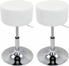 1/2x BarStools Bar Chairs Breakfast Stools for Kitchen Leather Adjustable Swivel