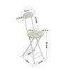 Black/White Table Folding Chairs Portable Kitchen Dining Office Cafe Furniture