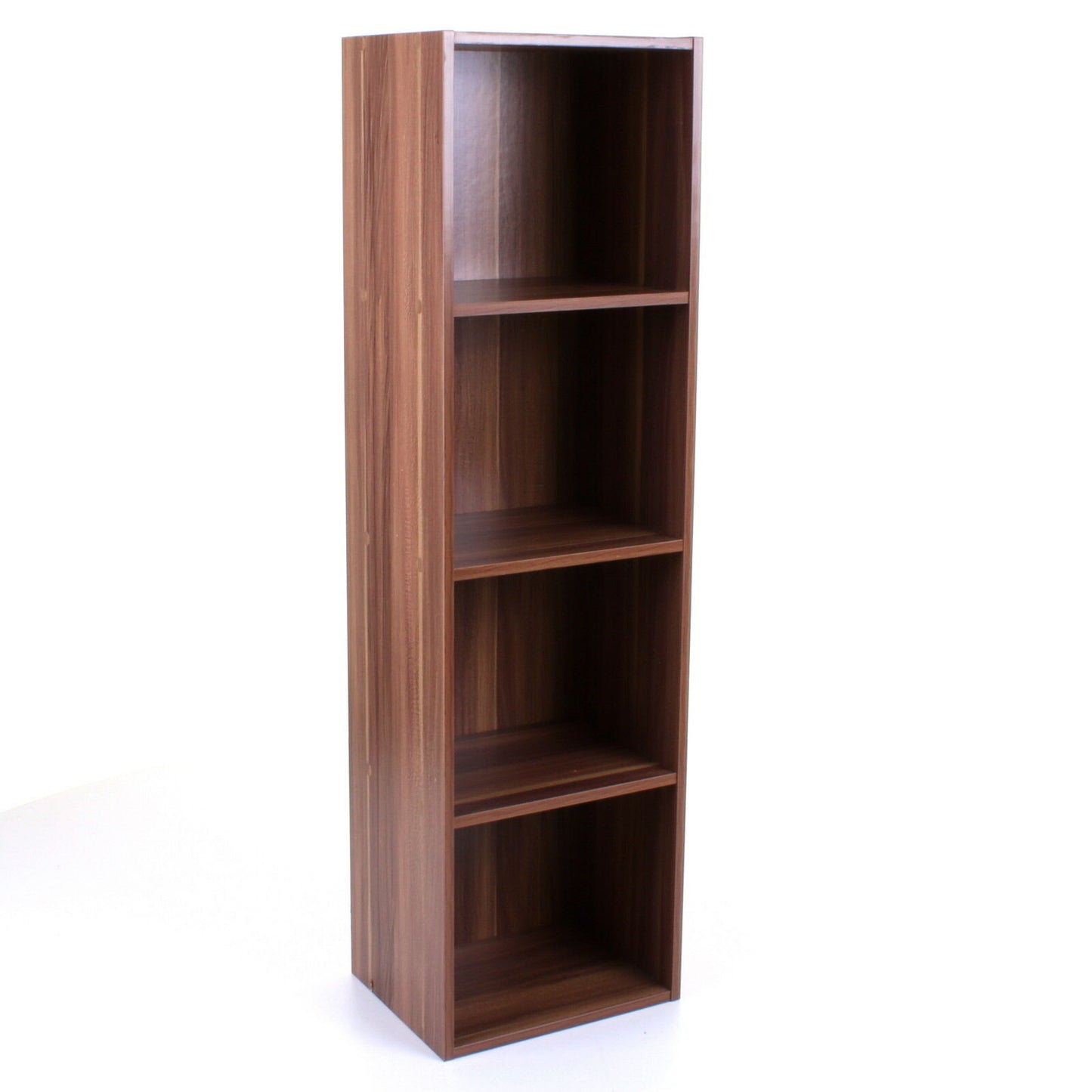 2 3 4 TIER WOODEN BOOKCASE SHELVING DISPLAY STORAGE UNIT CUBE WOOD SHELVES SHELF