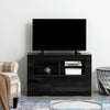Modern TV Unit Stand Cabinet High Gloss Doors Sideboard Living Room LED Light
