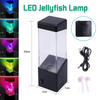 Colour Changing LED Jellyfish Lava Light Aquarium Desk Home Bedroom Decor UK