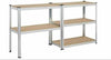Garage Storage Shelves Racking Shed Boltless shelving Warehouse 5 shelf units