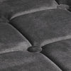 Grey Bar Stools Set of 2 Velvet Breakfast Bar Chairs Metal Legs 65 cm seat High