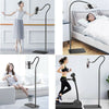 Adjustable Gooseneck Floor Stand For 4.7-10.6 inch iPad Lazy Tablet Mount Holder