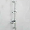 Rail Soap Bar Holder Hose Head Adjustable Set Shower Riser Kit Slider