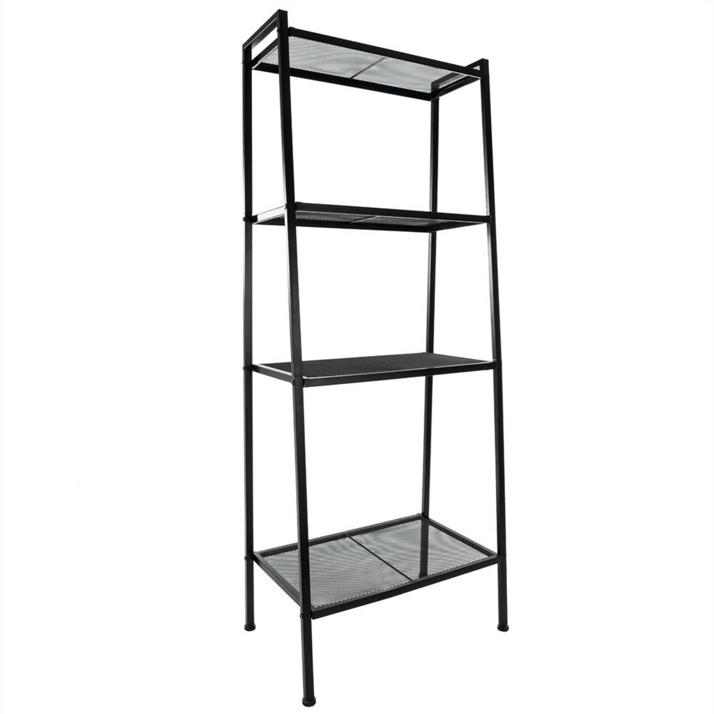 Widen 4-Tier Ladder Shelf Bookcase Bookshelf Plant Flower Stand Storage Metal