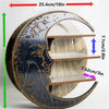 Moon Shelf For Crystal Display Wall Mounted Moon Wooden Shelves For Wall Déco