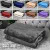 2MX2.4M King Size Warm Soft Faux Fur Fleece Throw Mink Large Sofa Bed Blanket