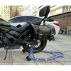 Motorcycle Motorbike Front fork & Rear Wheel Vee Paddock Stand Set for Bobbins