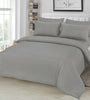 Plain Duvet Cover & Pillowcase Reversible Bedding Set or Fitted Sheet
