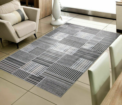 Extra Large Duluk Geometric Area Rugs Modern Carpet Living Room Bedroom Mats