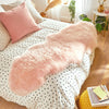 Genuine Sheepskin Rug | Real Luxurious Soft Sheep Fur | Pink 180 x 60cm