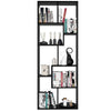 Bookcase 8 tier Bookshelf Book Shelving Unit Wood Display Rack Storage Organiser