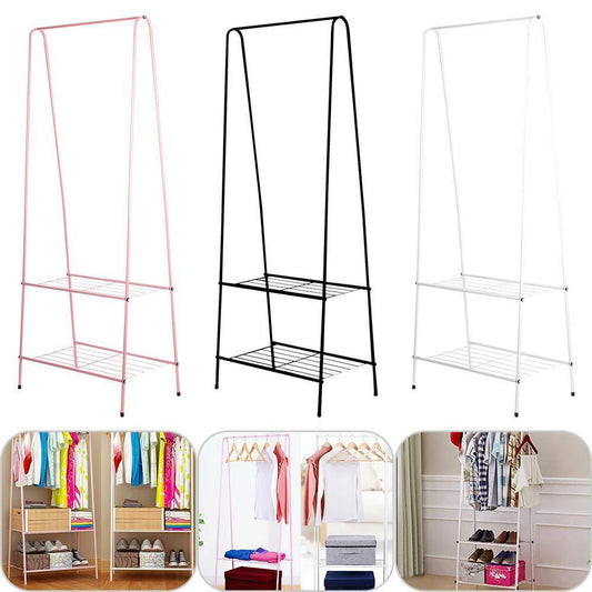 Clothes Rail Rack Garment Dress Hanging Display Stand Shoe Rack Storage Shelf UK